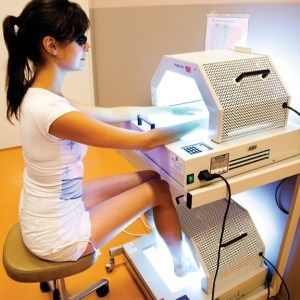 Psoriasis treatments, light therapy, lamp